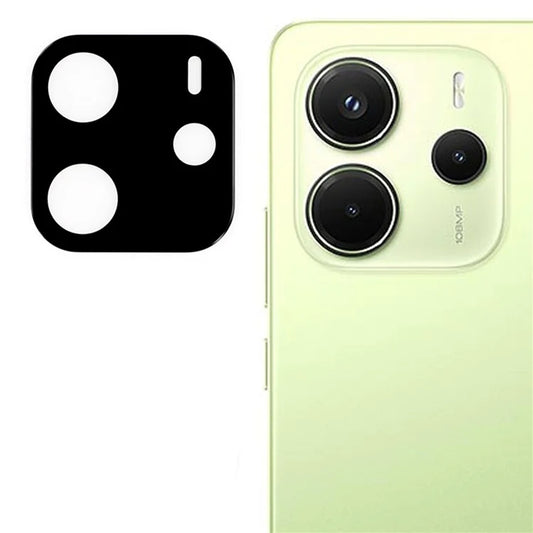 Folie de protectie Camera Spate Techsuit pentru Xiaomi Redmi Note 14 4G (Regional), Sticla Securizata, Neagra