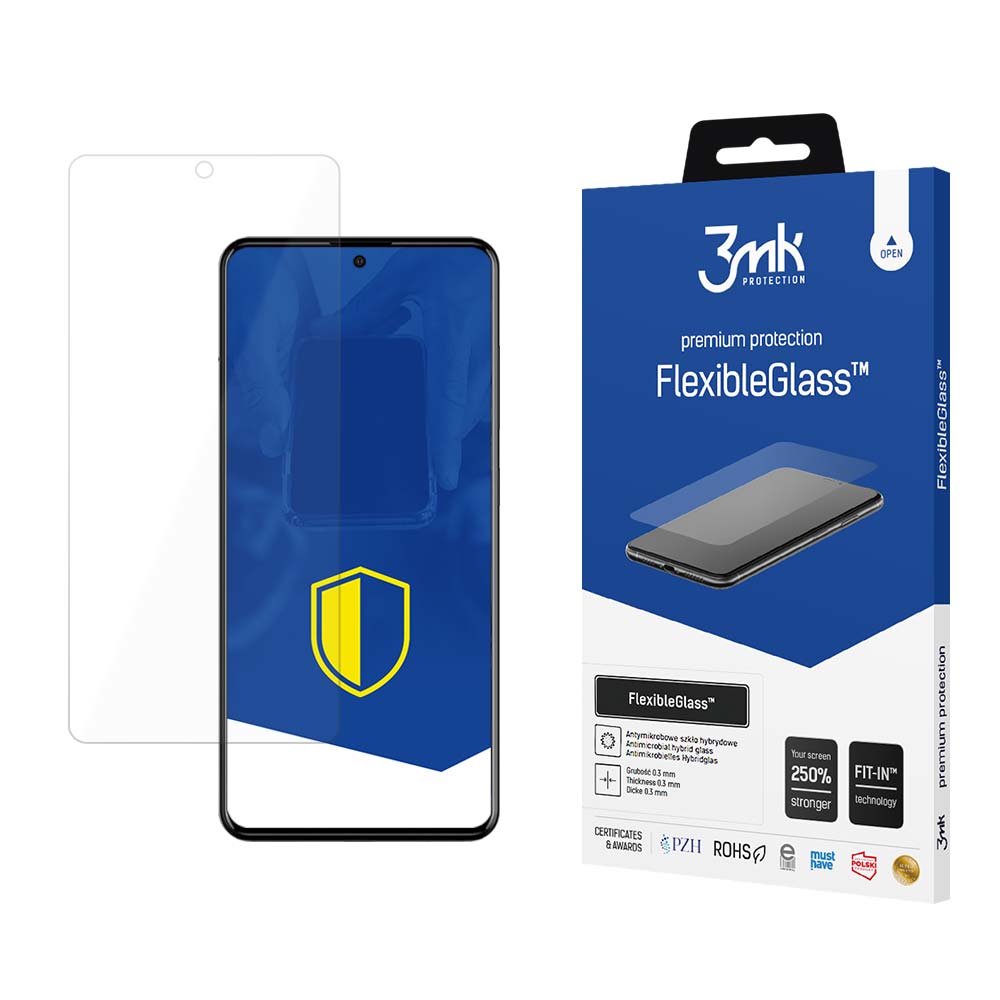 Folie de protectie Ecran 3MK FlexibleGlass pentru Samsung Galaxy A52s 5G A528 / A52 5G A526 / A52 A525, Sticla Flexibila, Full Glue