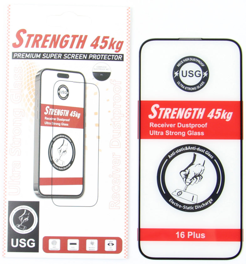 Folie de protectie Ecran OEM Ultra Strong 45KG pentru Samsung Galaxy A55 5G A556, Sticla Securizata, Full Glue, 2.5D, Neagra