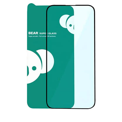 Folie de protectie Ecran Bear Super Hard pentru Apple iPhone 17, Sticla Securizata, Full Glue, 3D, Neagra