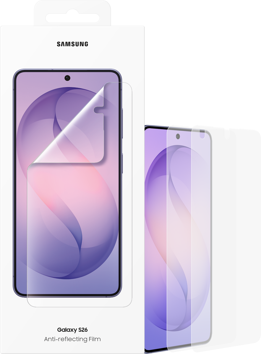 Folie de protectie Ecran Anti-reflecting pentru Samsung Galaxy S26 S942, Plastic, Set 2 bucati EF-US942CTEGWW
