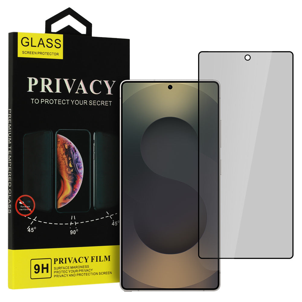 Folie de protectie Ecran Privacy OEM Shield Screen pentru Samsung Galaxy S25 Ultra S938, Sticla Securizata, Full Glue