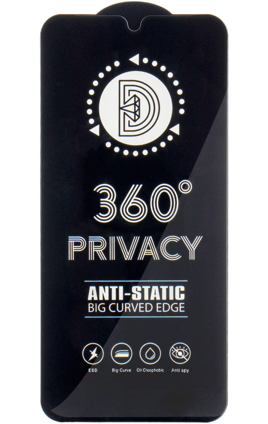 Folie de protectie Ecran Privacy OEM 360 pentru Samsung Galaxy A37 5G, Sticla Securizata, Full Glue