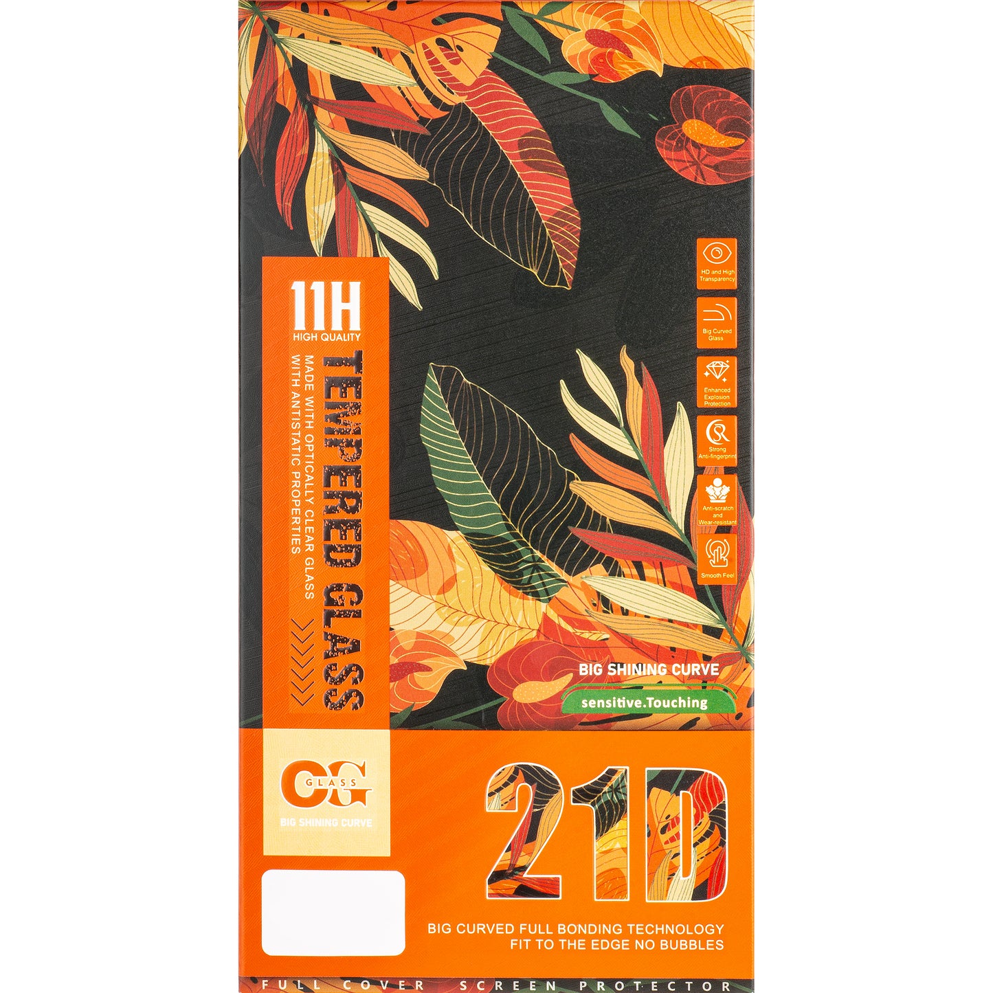 Folie de protectie Ecran OEM pentru Apple iPhone 16, Sticla Securizata, Full Glue, 21D, Neagra