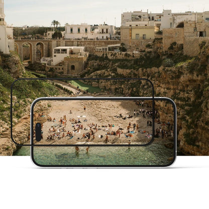 Folie de protectie Ecran Privacy Ringke Easy Slide pentru Apple iPhone 16 Pro, Sticla Securizata, Full Glue, Set 2 bucati