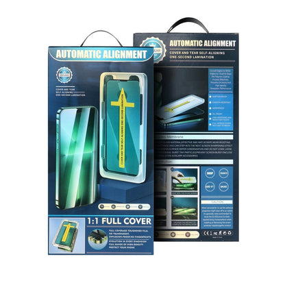 Folie de protectie Ecran OEM Automatic Alignment pentru Apple iPhone 11 Pro / XS, Sticla Securizata, Full Glue, 5D, Neagra