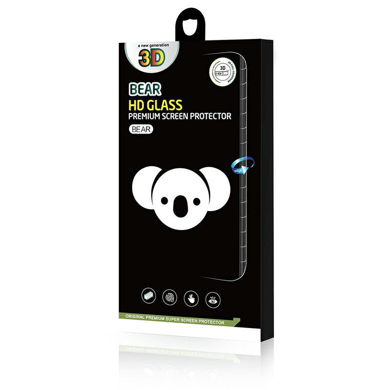 Folie de protectie Ecran Bear HD pentru Samsung Galaxy S24 Ultra S928, Sticla Securizata, Full Glue, Neagra