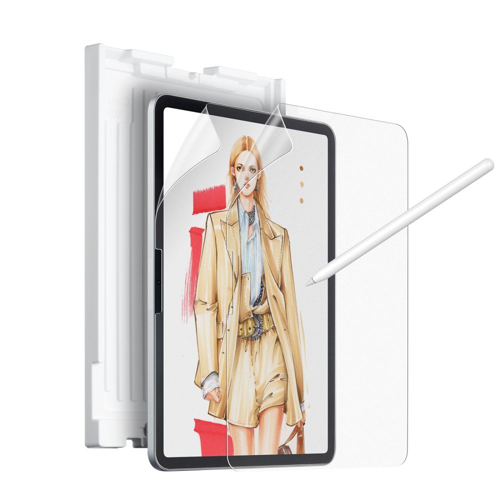 Folie de protectie Ecran Matte ESR Paper Feel pentru Apple iPad Pro 11 (2025) / iPad Pro 11 (2024), Plastic, Set 2 bucati