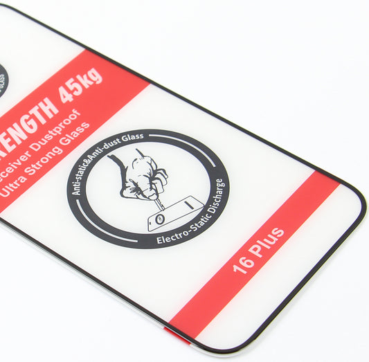 Folie de protectie Ecran OEM Ultra Strong 45KG pentru Samsung Galaxy A54 A546, Sticla Securizata, Full Glue, 2.5D, Neagra
