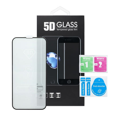 Folie de protectie Ecran OEM pentru Samsung Galaxy A07 4G A075, Sticla Securizata, Full Glue, 5D, Neagra