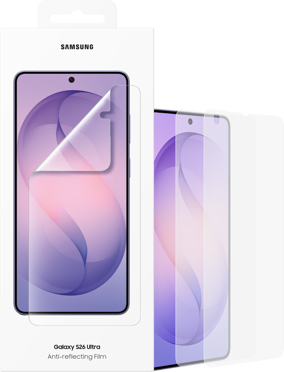 Folie de protectie Ecran Anti-reflecting pentru Samsung Galaxy S26 Ultra S948, Plastic, Set 2 bucati EF-US948CTEGWW