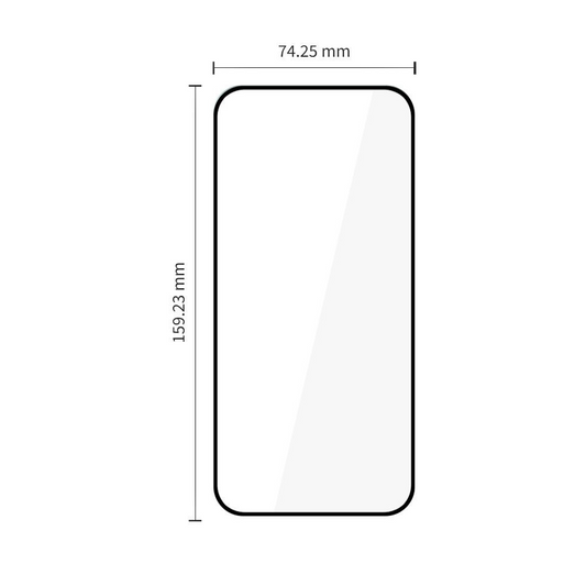 Folie de protectie Ecran Tech-Protect FIT+ pentru Motorola Moto G77 / G67, Sticla Securizata, Full Glue, Set 2 bucati, 2.5D, Neagra