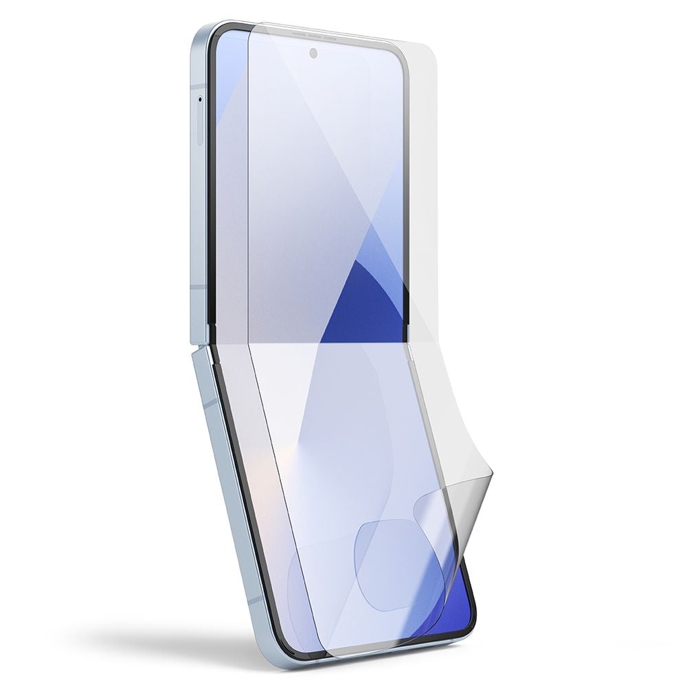 Folie de protectie Ecran Interior Ringke Dual Easy pentru Samsung Galaxy Z Flip6 F741, Plastic, Set 2 bucati