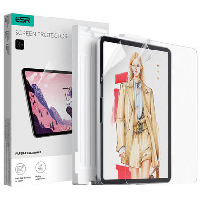 Folie de protectie Ecran Matte ESR Paper Feel pentru Apple iPad Pro 11 (2025) / iPad Pro 11 (2024), Plastic, Set 2 bucati