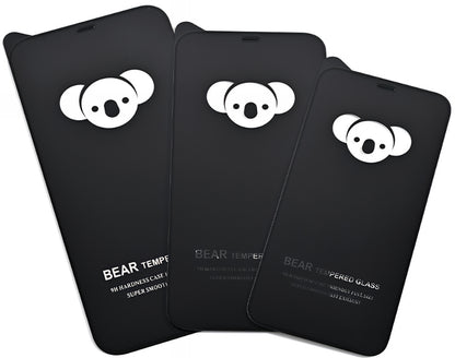 Folie de protectie Ecran Bear HD pentru Apple iPhone 17 Pro, Sticla Securizata, Full Glue, Neagra