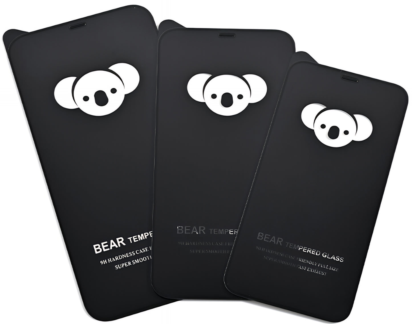 Folie de protectie Ecran Bear HD pentru Apple iPhone 17 Pro Max, Sticla Securizata, Full Glue, Neagra