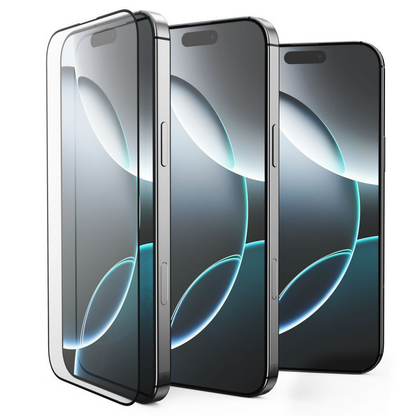 Folie de protectie Ecran Tech-Protect FIT+ pentru Motorola Moto G77 / G67, Sticla Securizata, Full Glue, Set 2 bucati, 2.5D, Neagra