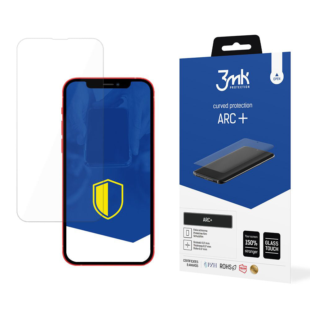 Folie de protectie Ecran 3MK ARC+ pentru Apple iPhone 13, Plastic