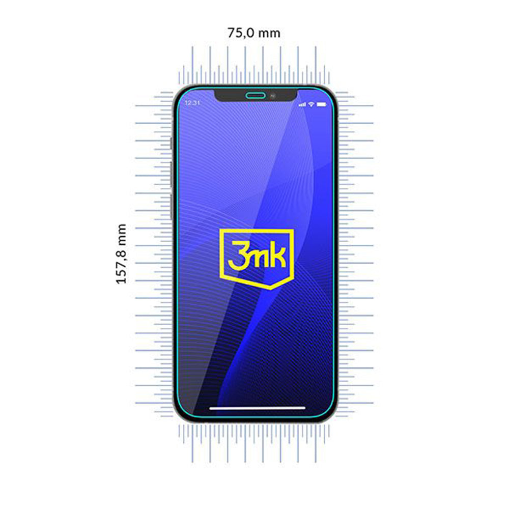 Folie de protectie Ecran 3MK FlexibleGlass pentru Apple iPhone 12 Pro Max, Sticla Flexibila, Full Glue