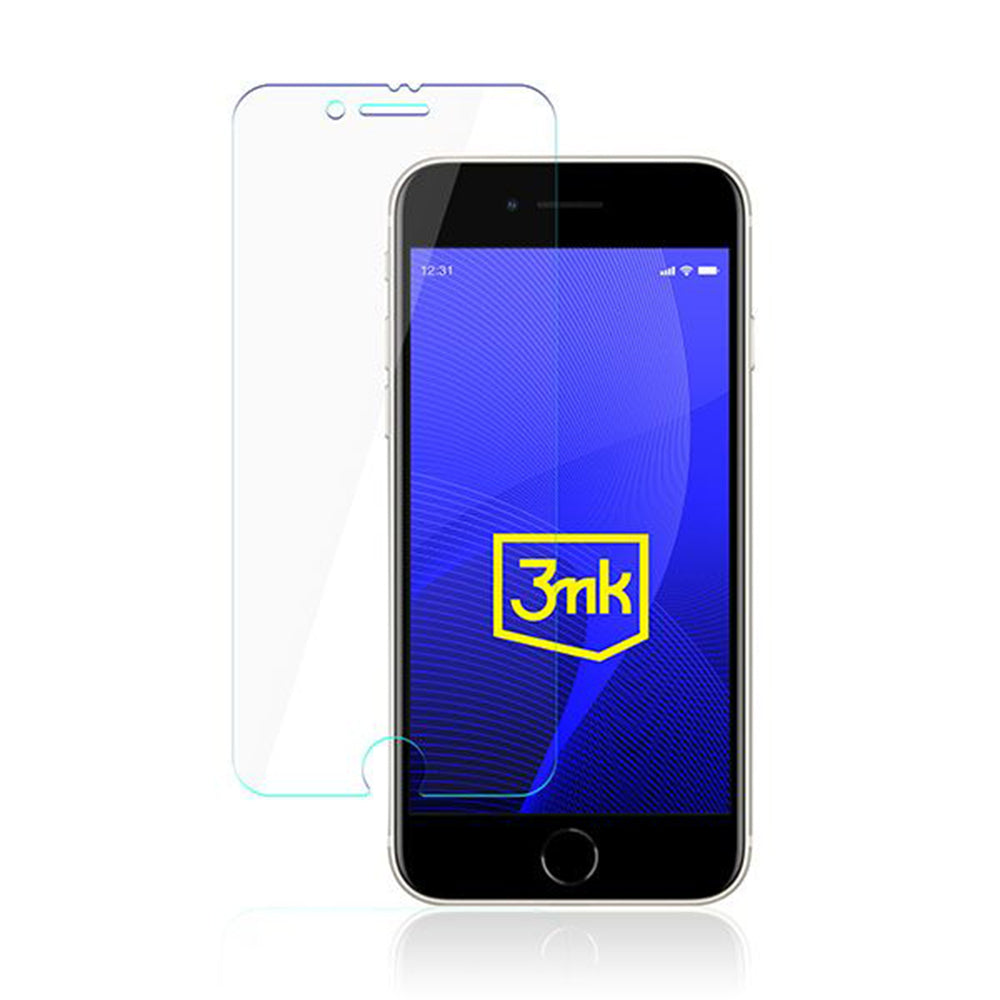 Folie de protectie Ecran 3MK FlexibleGlass pentru Apple iPhone SE (2022) / SE (2020) / 8 / 7, Sticla Flexibila, Full Glue