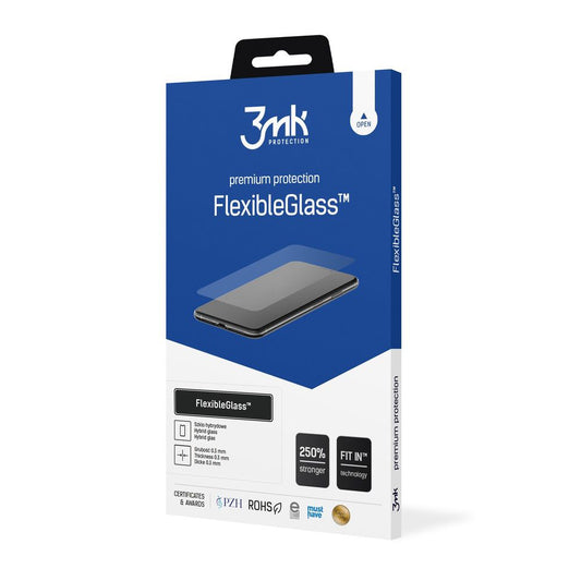 Folie de protectie Ecran 3MK FlexibleGlass pentru Fairphone 6, Sticla Flexibila, Full Glue