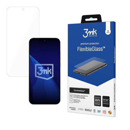 Folie de protectie Ecran 3MK FlexibleGlass pentru Realme GT 8 Pro, Sticla Flexibila, Full Glue