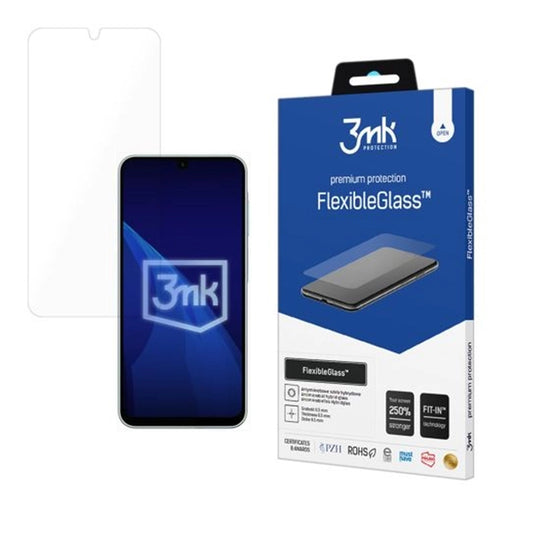 Folie de protectie Ecran 3MK FlexibleGlass pentru Samsung Galaxy A27 5G, Sticla Flexibila, Full Glue, Neagra