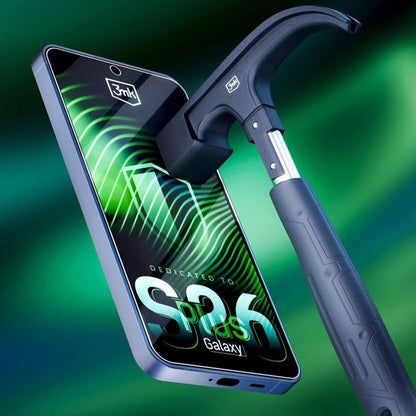 Folie de protectie Ecran 3MK FlexibleGlass pentru Samsung Galaxy S26 Plus, Sticla Flexibila, Full Glue, Transparenta