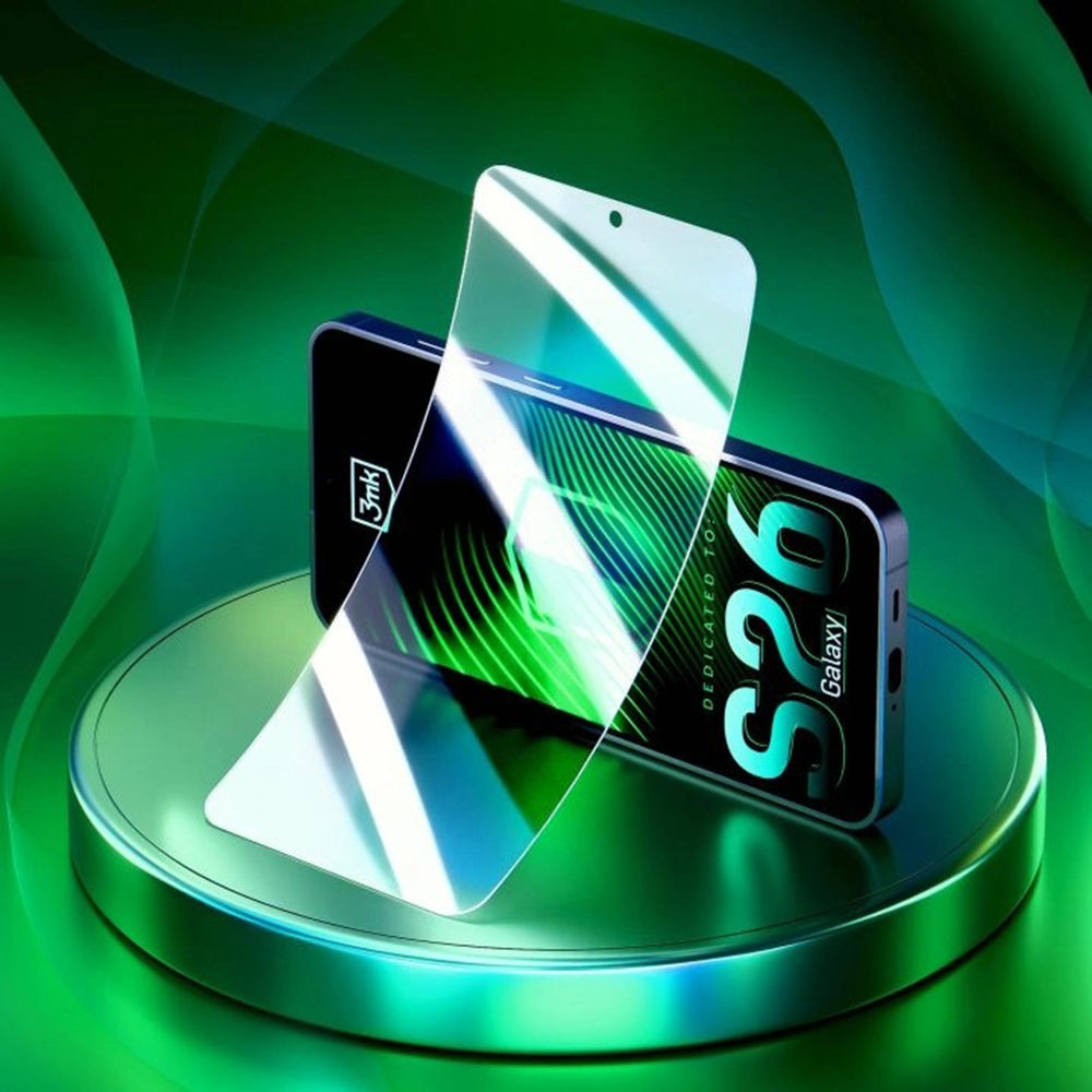 Folie de protectie Ecran 3MK FlexibleGlass pentru Samsung Galaxy S26, Sticla Flexibila, Full Glue, Transparenta