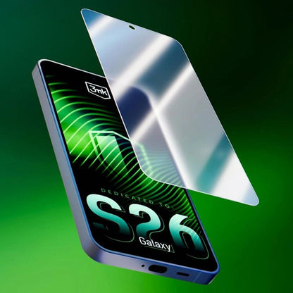 Folie de protectie Ecran 3MK FlexibleGlass pentru Samsung Galaxy S26, Sticla Flexibila, Full Glue, Transparenta