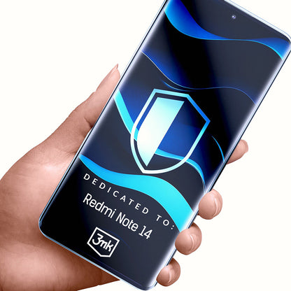 Folie de protectie Ecran 3MK FlexibleGlass pentru Xiaomi Redmi Note 14 5G, Sticla Flexibila, Full Glue