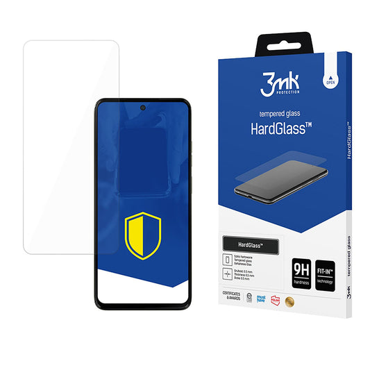 Folie de protectie Ecran 3MK HardGlass pentru Motorola Moto G15 / G15 Power / E15 / G05, Sticla Securizata, Full Glue