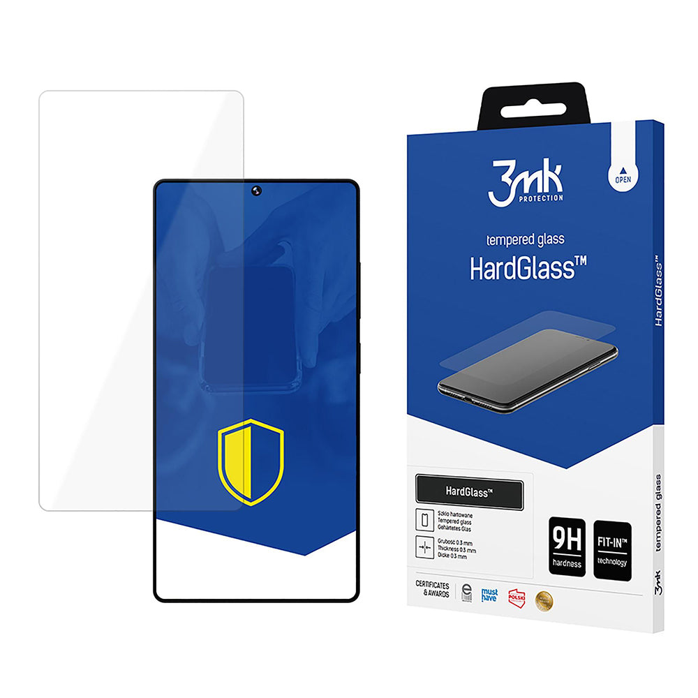 Folie de protectie Ecran 3MK HardGlass pentru Samsung Galaxy S25 Ultra S938, Sticla Securizata, Full Glue