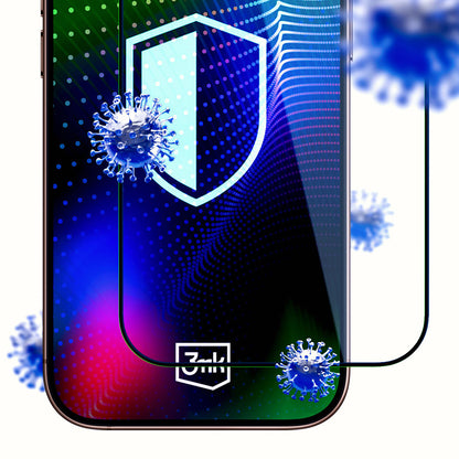 Folie de protectie Ecran 3MK Hardy Ultra pentru Apple iPhone 17 / 16 Pro, Sticla Securizata, Full Glue, Neagra