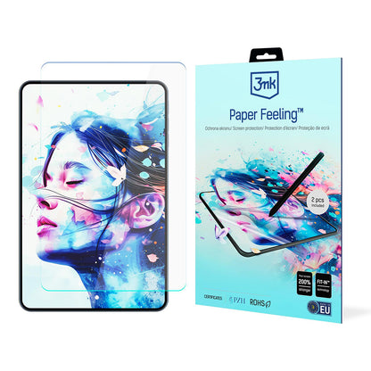 Folie de protectie Ecran 3MK Paper Feeling pentru Apple iPad (2025) / (2022), Plastic, Set 2 bucati