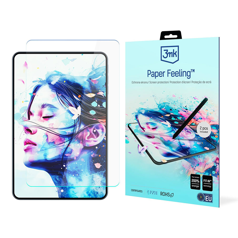 Folie de protectie Ecran 3MK Paper Feeling pentru Apple iPad Air 11 (2026) / Air 11 (2025), Plastic, Set 2 bucati
