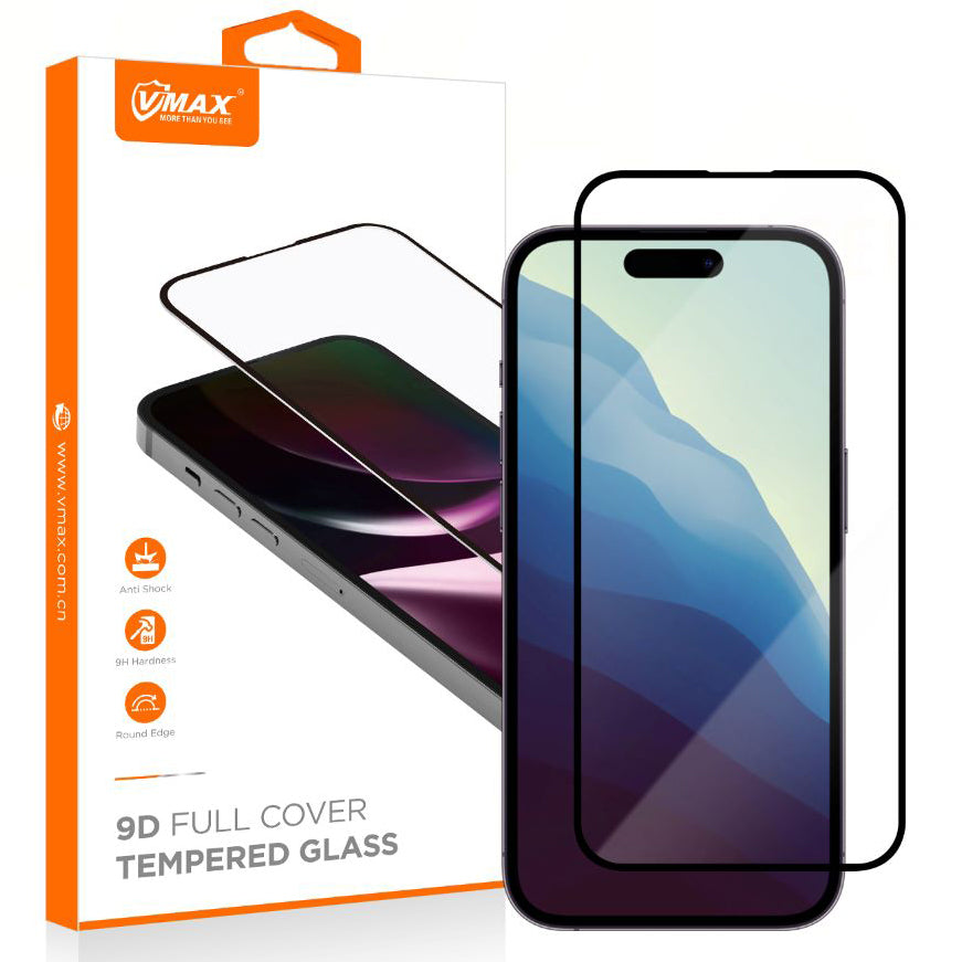 Folie de protectie Ecran Vmax pentru Samsung Galaxy S24+ S926, Sticla Securizata, Full Glue, 9D, Neagra