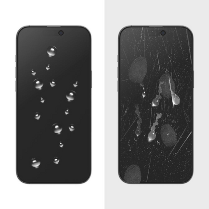 Folie de protectie Ecran Privacy Tech-Protect Spy+ pentru Apple iPhone 17 Pro Max / 16 Pro Max, Sticla Securizata, Full Glue, Set 2 bucati