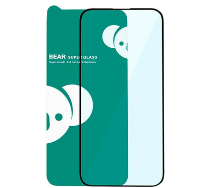 Folie de protectie Ecran Bear Super Hard pentru Apple iPhone 18 Pro / 17 Pro / 17 / 16 Pro, Sticla Securizata, Full Glue, 3D, Neagra