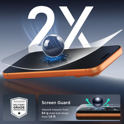 Folie de protectie Ecran Tech-Protect pentru Apple iPhone 17 Pro Max / 16 Pro Max, Sticla Securizata, Full Glue, Set 10 bucati