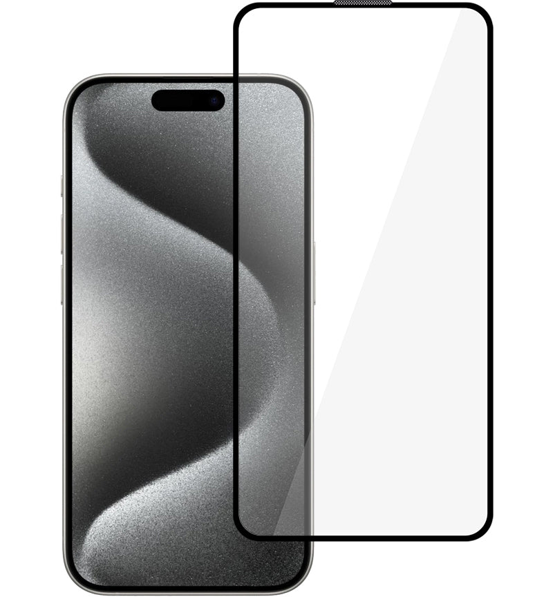 Folie de protectie Ecran Tel Protect 10X HD Plus Titanium pentru Apple iPhone 17 / 16 Pro, Sticla Securizata, Full Glue, Neagra