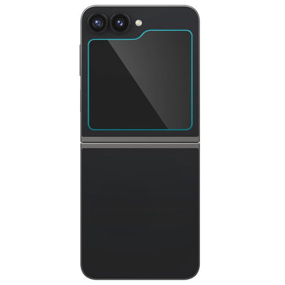 Folie de protectie Ecran Exterior Spigen GlastR EZ FIT pentru Samsung Galaxy Z Flip6 F741, Sticla Securizata, Full Glue, Set 2 bucati AGL07972