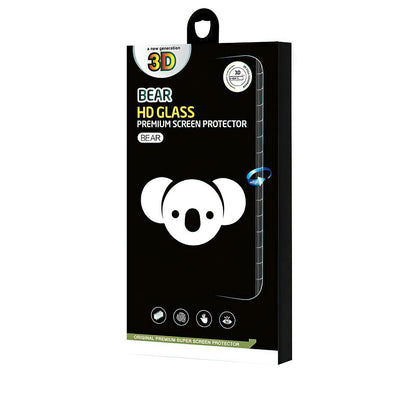 Folie de protectie Ecran Bear HD pentru Apple iPhone 14 Pro Max, Sticla Securizata, Full Glue, Neagra