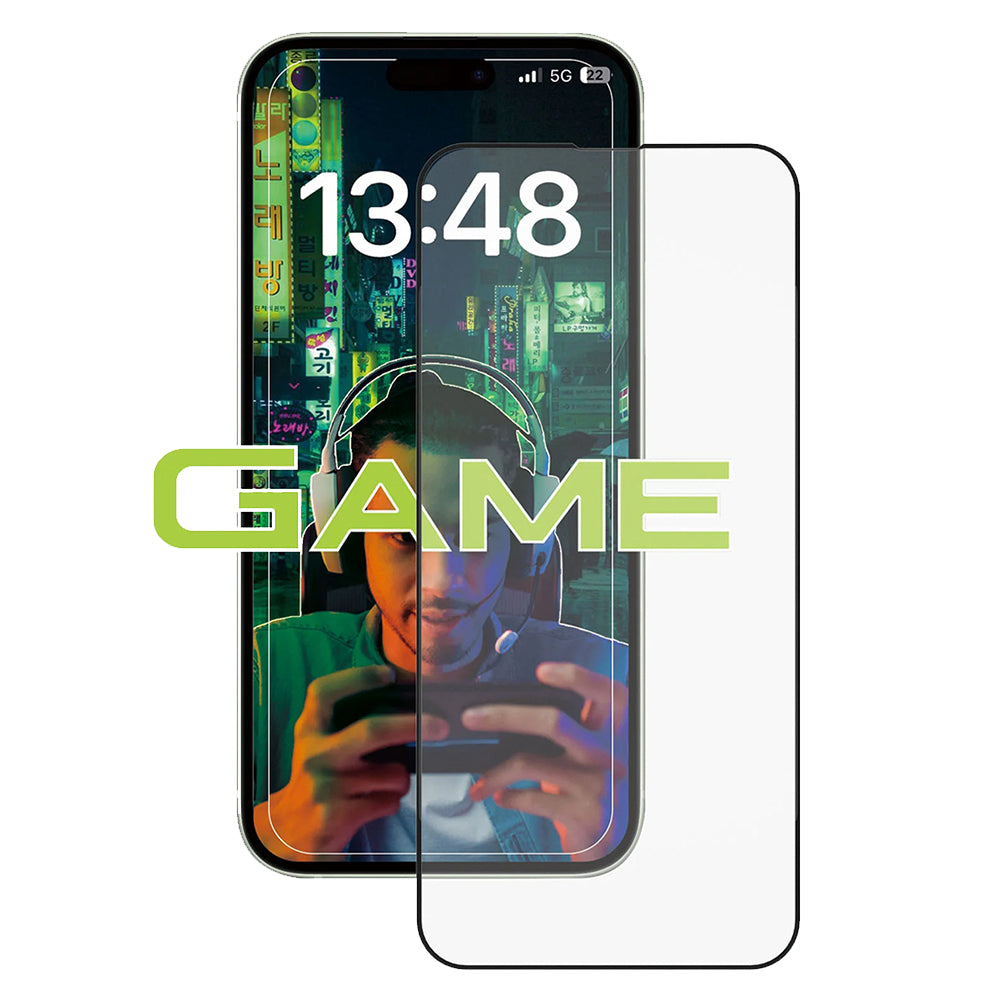 Folie de protectie Ecran Anank 1X Reinforced Anti-Fingerprint pentru Apple iPhone 16, Sticla Securizata, Full Glue, 2.5D, Neagra