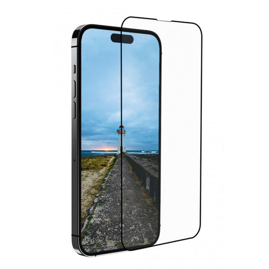 Folie de protectie Ecran Anank 3X Reinforced pentru Apple iPhone 16 Pro Max, Sticla Securizata, Full Glue, 3D, Neagra
