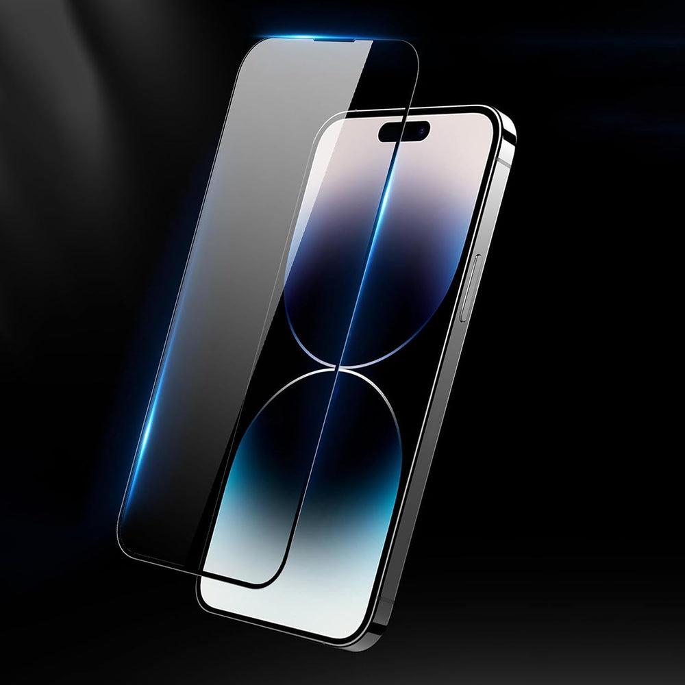 Folie de protectie Ecran Anank 5X Reinforced Anti Crack pentru Apple iPhone 17, Sticla Securizata, Full Glue, 3D, Neagra