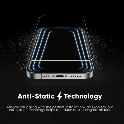 Folie de protectie Ecran Anank 5X Reinforced Invisible pentru Apple iPhone 17, Sticla Securizata, Full Glue, 3D, Neagra