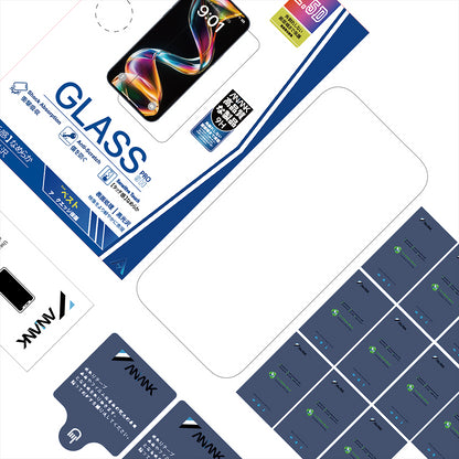 Folie de protectie Ecran Anank 5X Reinforced pentru Apple iPhone 17 Air, Sticla Securizata, Full Glue, 2.5D, Neagra