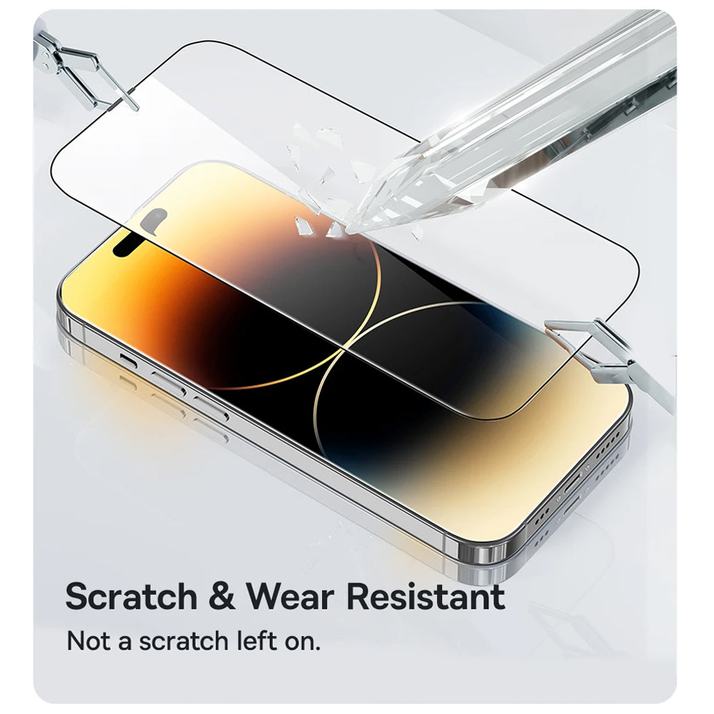 Folie de protectie Ecran Anank 5X Reinforced pentru Apple iPhone 17 Air, Sticla Securizata, Full Glue, 2.5D, Neagra