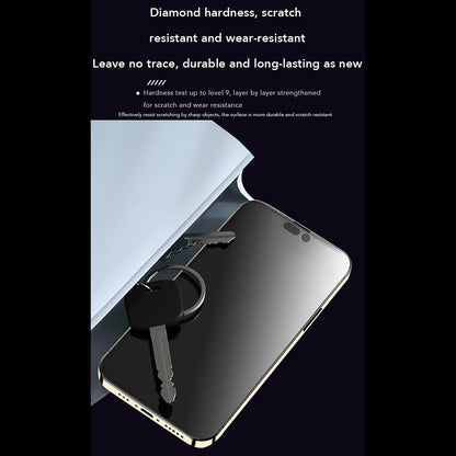 Folie de protectie Ecran Anank Anti-Fingerprint pentru Apple iPhone 17e / 16e / 14 / 13 Pro, Sticla Securizata, Full Glue, 2.5D, Neagra